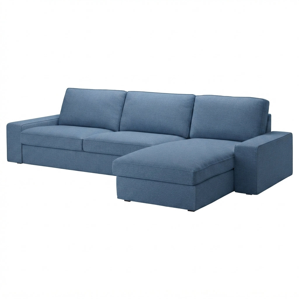 Kivik 3-zits met chaise longue hoes Classic Oceaan Blauw #23 — Norsemaison [nm-render]