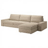 Kivik 3-zits met chaise longue hoes Royal Bouclé – Beige #4 — Norsemaison [nm-render]