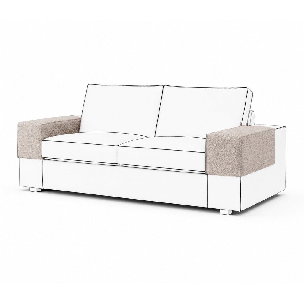 Kivik armleuningbeschermers Royal Bouclé 5 — Norsemaison [nm-render]