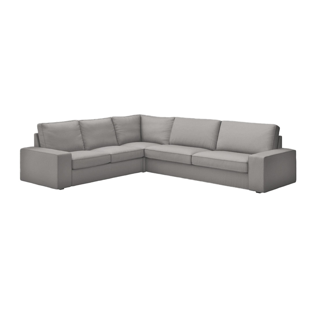 kivik corner 5 seat grey