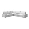 kivik corner 5 seat white