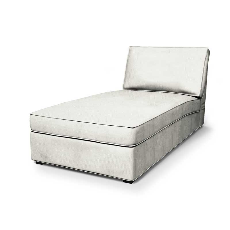 Kivik Chaise Longue Hoes - Chenille Gebroken Wit #2 kivik_chaise_longue-Chenille-Gebroken-Wit-2 — Norsemaison