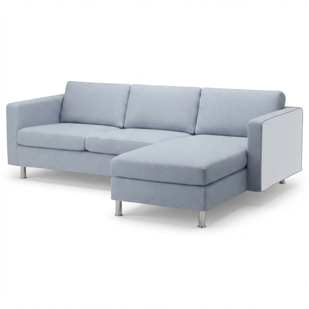 Landskrona 3-zits met chaise longue rechts Hoes Imperia 5 — Norsemaison [nm-render]