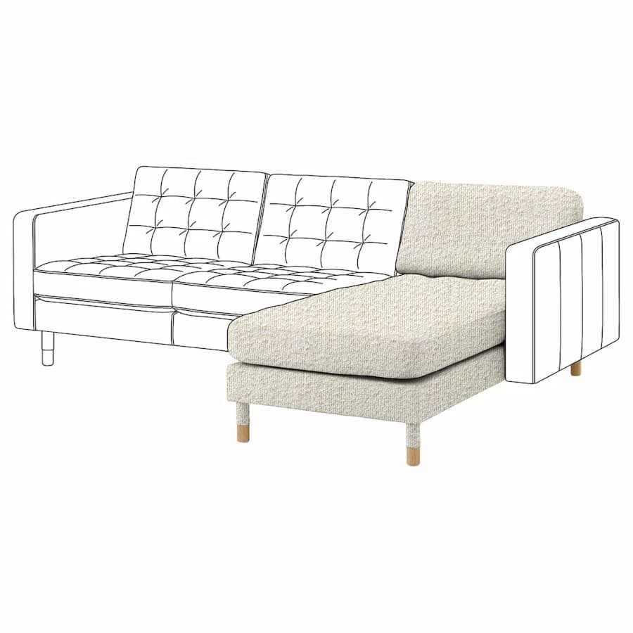 Landskrona Chaise Longue Hoes