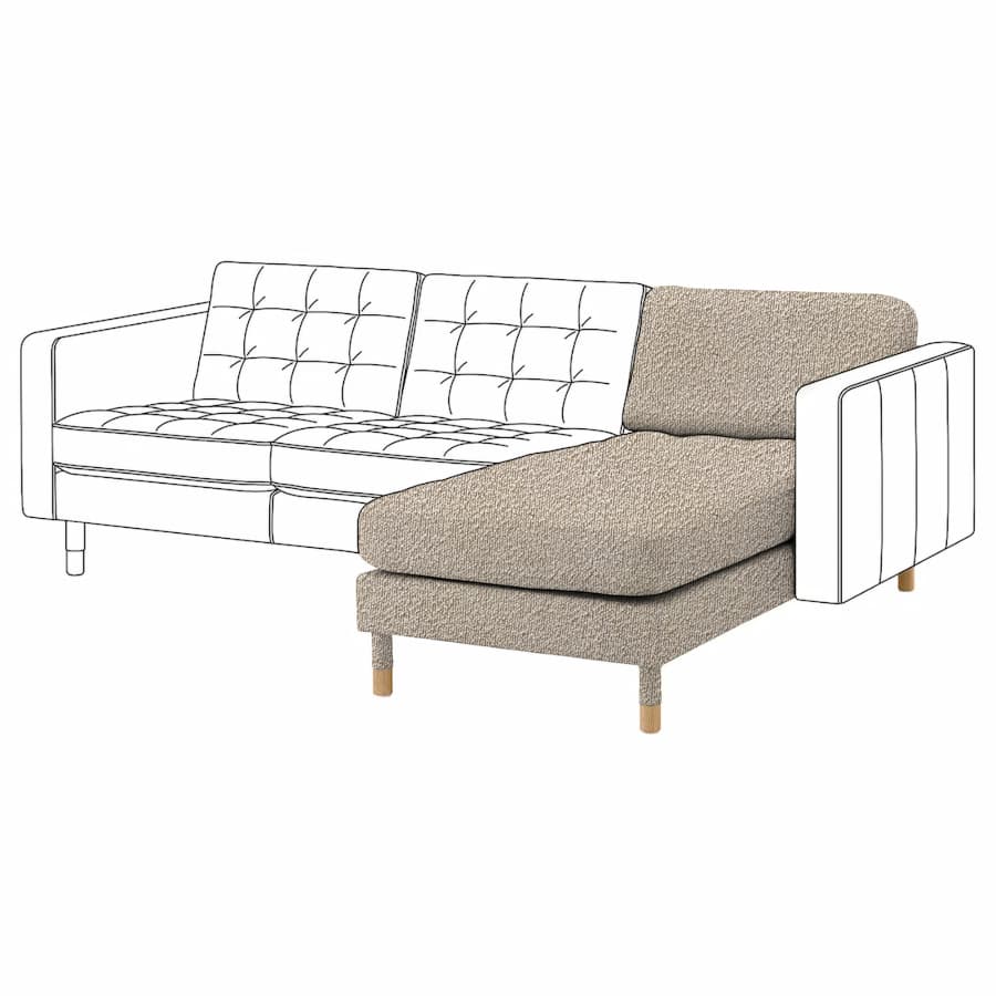 Landskrona Chaise Longue Hoes