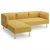 Lillehem 2-zits met chaise longue hoes Imperia 3 — Norsemaison [nm-render]