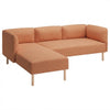 Lillehem 2-zits met chaise longue hoes Imperia 4 — Norsemaison [nm-render]