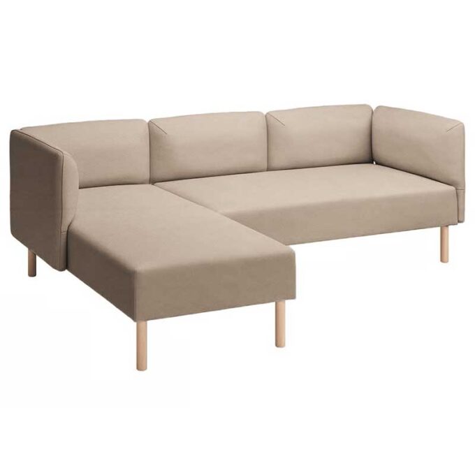 Lillehem 2-seat with chaise longue cover