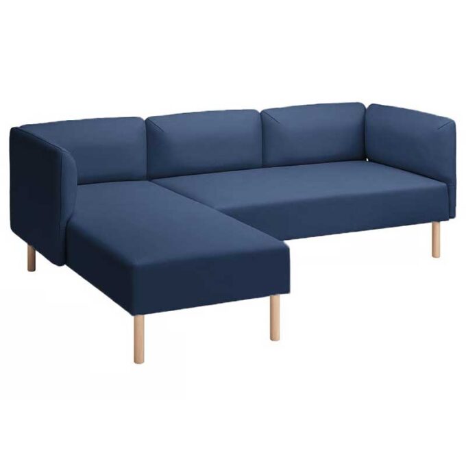 Lillehem 2-seat with chaise longue cover