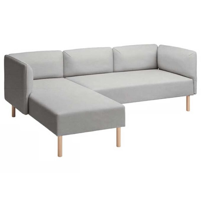 Lillehem 2-seat with chaise longue cover