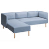 Lillehem 2-zits met chaise longue hoes