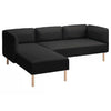 Lillehem 2-zits met chaise longue hoes