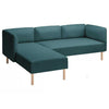 Lillehem 2-zits met chaise longue hoes