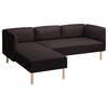 Lillehem 2-zits met chaise longue hoes