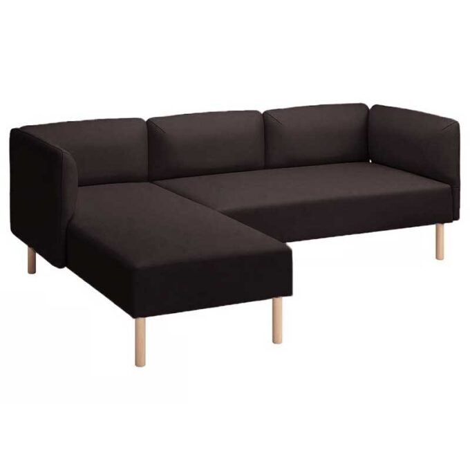 Lillehem 2-seat with chaise longue cover