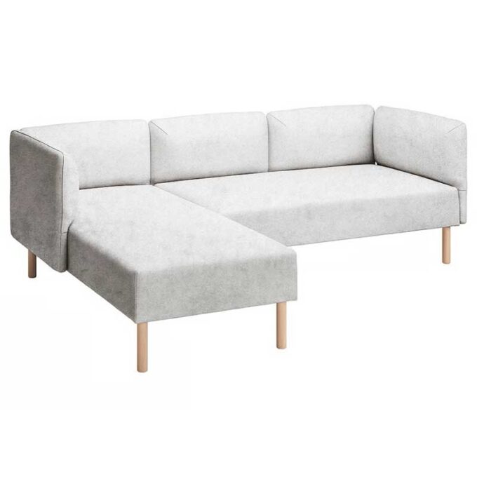 Lillehem 2-seat with chaise longue cover