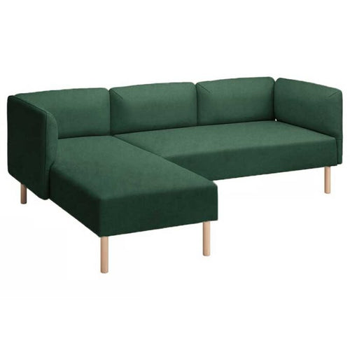 Lillehem 2-zits met chaise longue hoes
