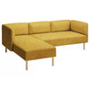 Lillehem 2-zits met chaise longue hoes