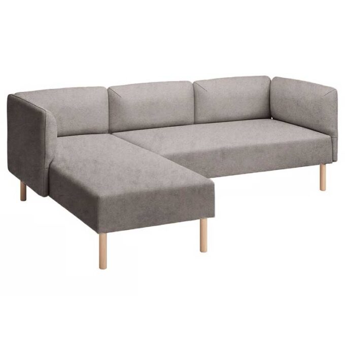 Lillehem 2-seat with chaise longue cover