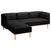 Lillehem 2-zits met chaise longue hoes