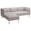 Lillehem 2-zits met chaise longue hoes