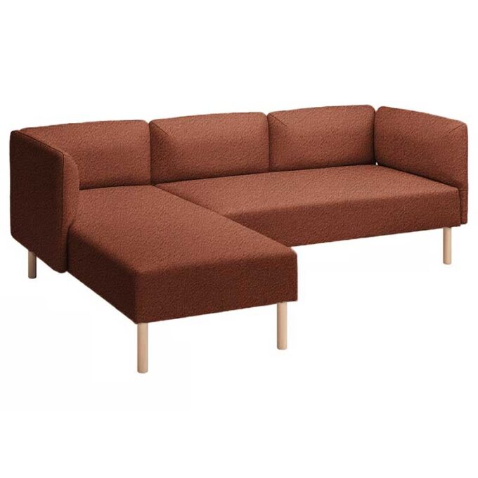 Lillehem 2-seat with chaise longue cover