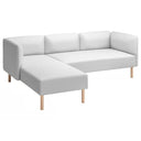 Lillehem 2-zits met chaise longue hoes