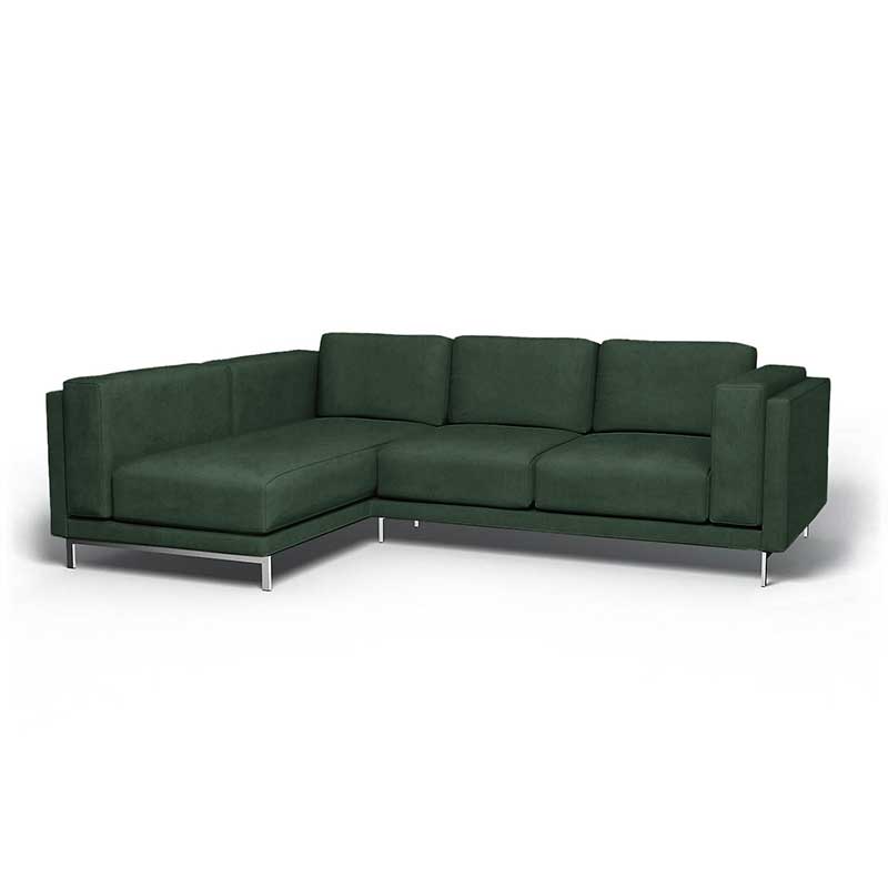 Nockeby 3-zits hoes met chaise longue links