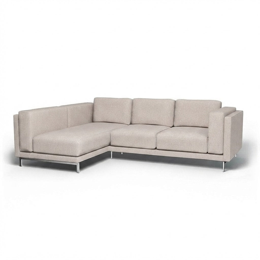 Nockeby 3-zits hoes met chaise longue links Imperia 2 — Norsemaison [nm-render]