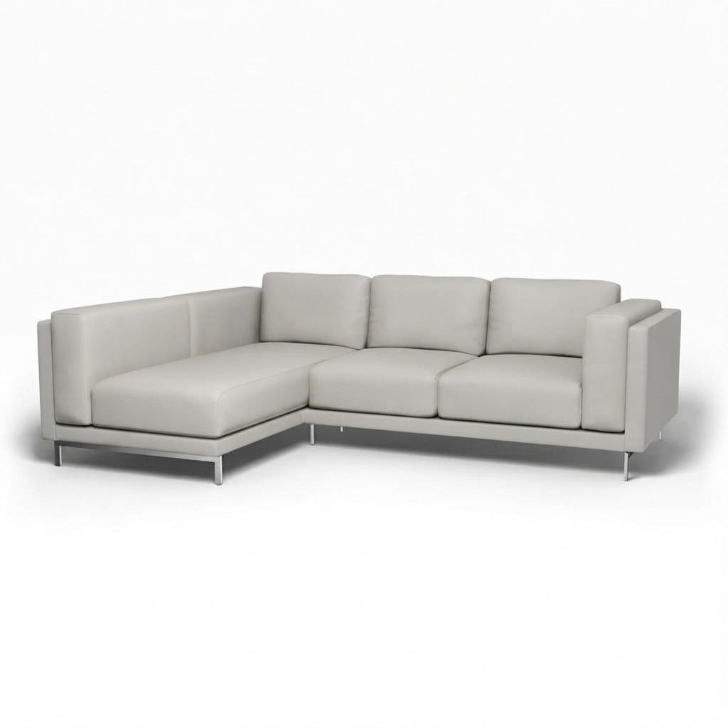 Nockeby 3-zits hoes met chaise longue links nockeby-3-zits-hoes-met-chaise-longue-links-placeholder-grey — Norsemaison