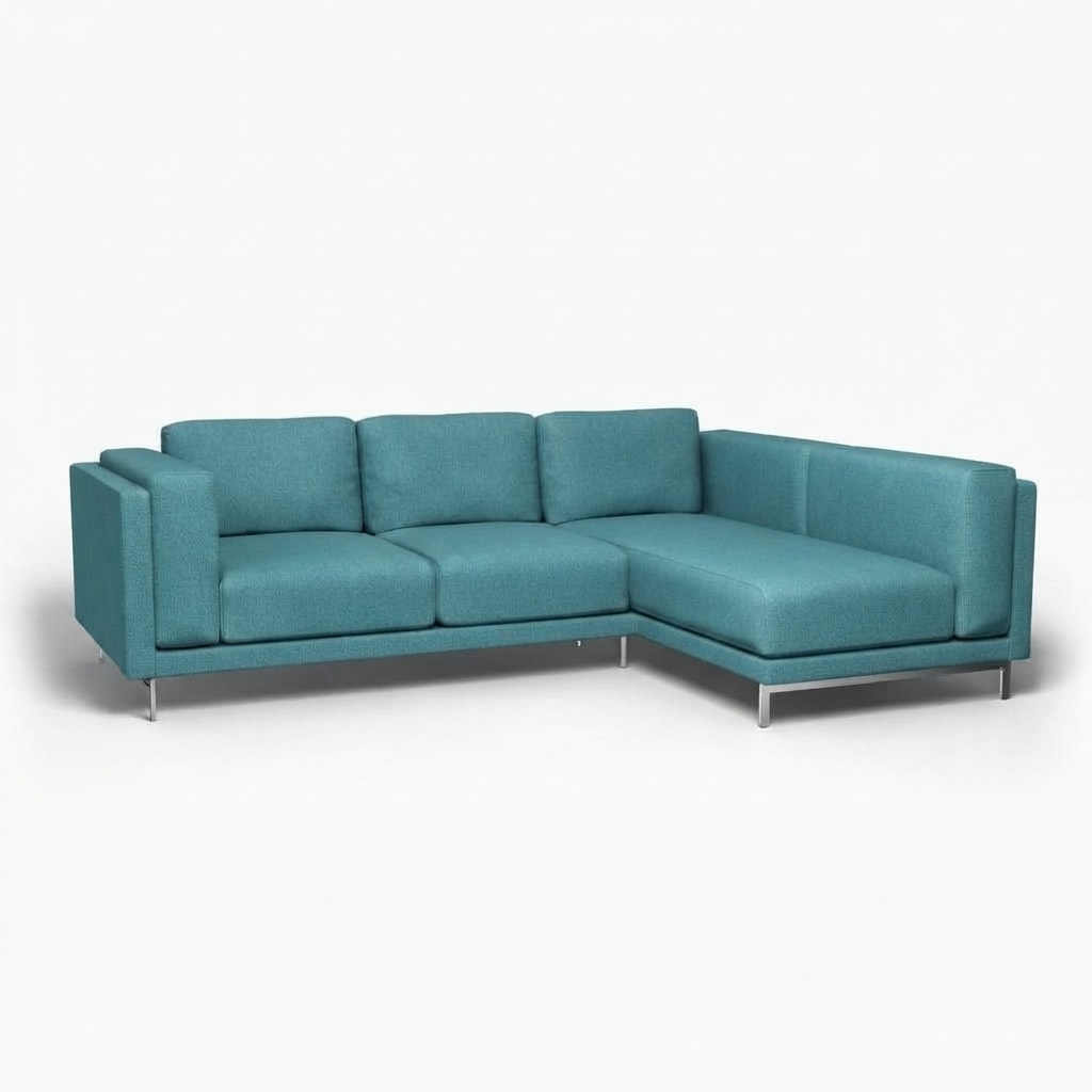 Nockeby 3-zits hoes met chaise longue rechts Imperia 11 — Norsemaison [nm-render]