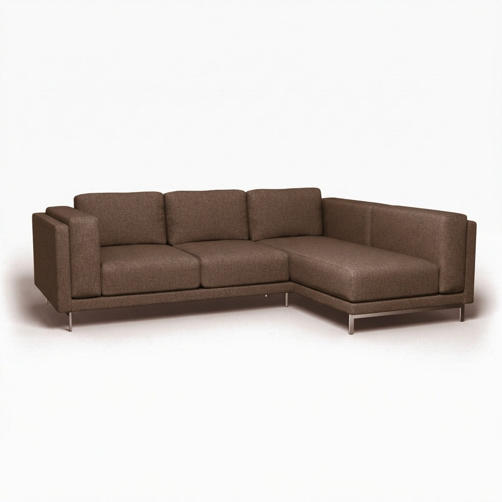 Nockeby 3-zits hoes met chaise longue rechts Imperia 21 — Norsemaison [nm-render]