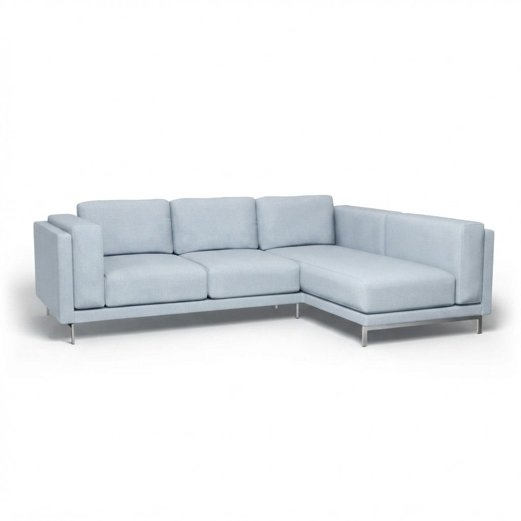 Nockeby 3-zits hoes met chaise longue rechts Imperia 5 — Norsemaison [nm-render]