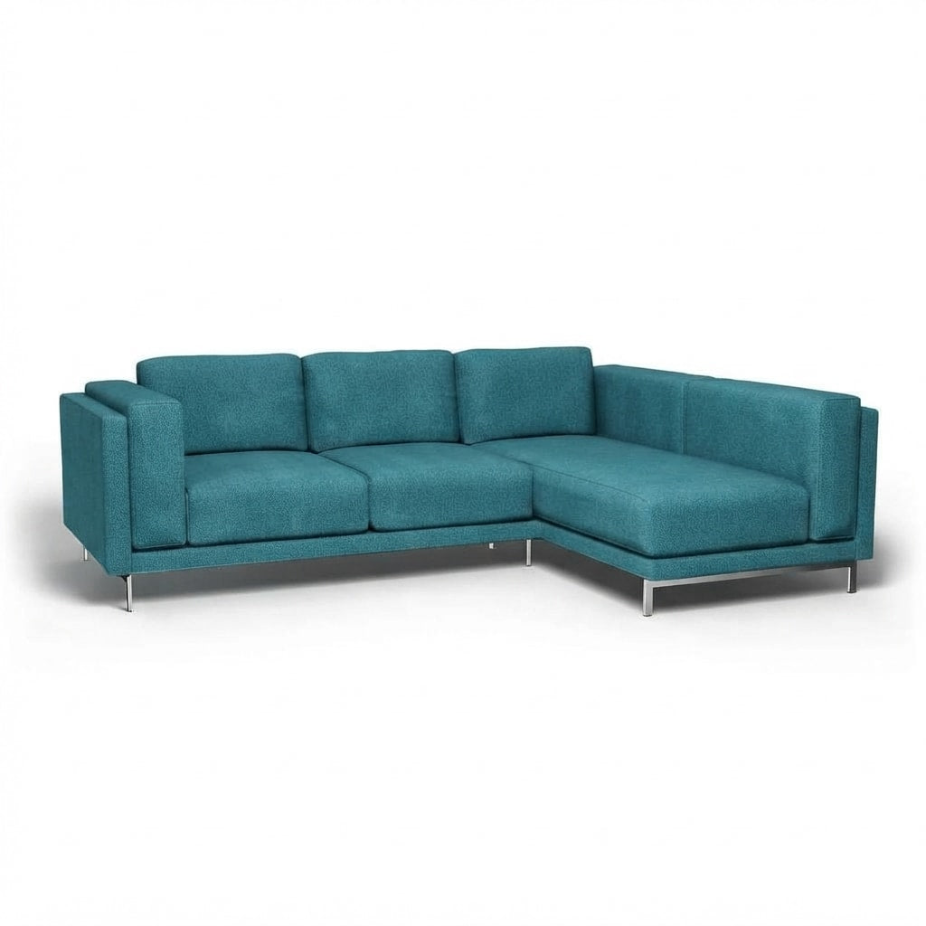 Nockeby 3-zits hoes met chaise longue rechts Imperia 9 — Norsemaison [nm-render]