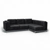 Nockeby 3-zits hoes met chaise rechts Fluweel 67 — Norsemaison [nm-render]