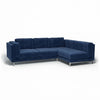 Nockeby 3-zits hoes met chaise rechts Fluweel 70 — Norsemaison [nm-render]