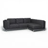 Nockeby 3-zits met chaise rechts Chenille 48 — Norsemaison [nm-render]