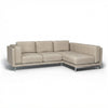 Nockeby 3-zits met chaise rechts Chenille 9 — Norsemaison [nm-render]