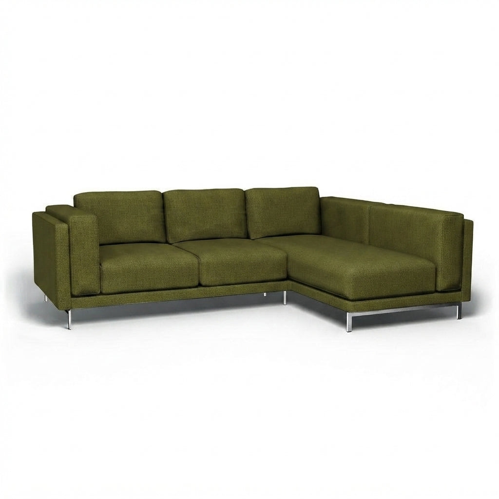Nockeby 3-zits met chaise rechts Classic 17 — Norsemaison [nm-render]