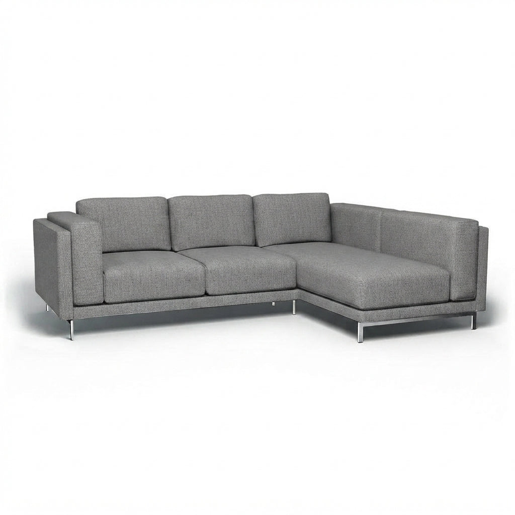 Nockeby 3-zits met chaise rechts Classic 18 — Norsemaison [nm-render]