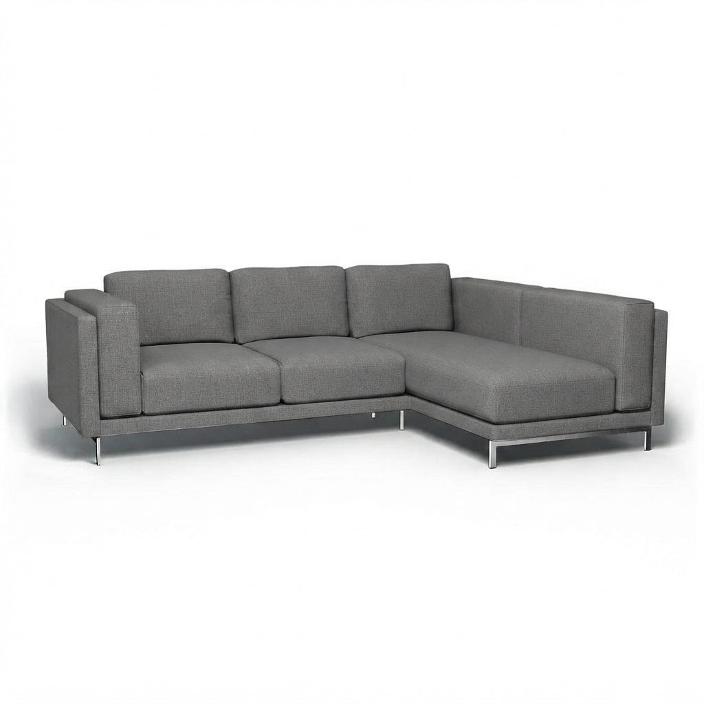 Nockeby 3-zits met chaise rechts Classic 36 — Norsemaison [nm-render]