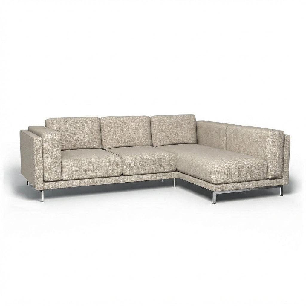 Nockeby 3-zits met chaise rechts Classic 4 — Norsemaison [nm-render]
