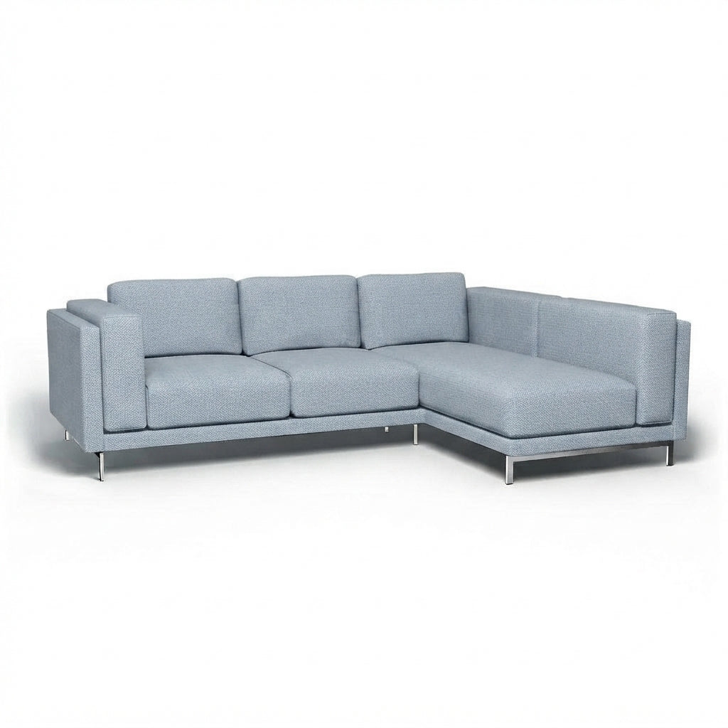 Nockeby 3-zits met chaise rechts Classic 6 — Norsemaison [nm-render]