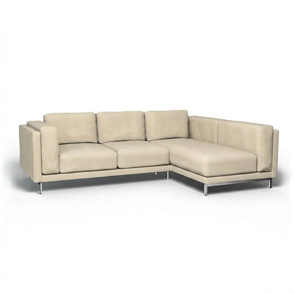 Nockeby 3-zits met chaise rechts Classic 7 — Norsemaison [nm-render]