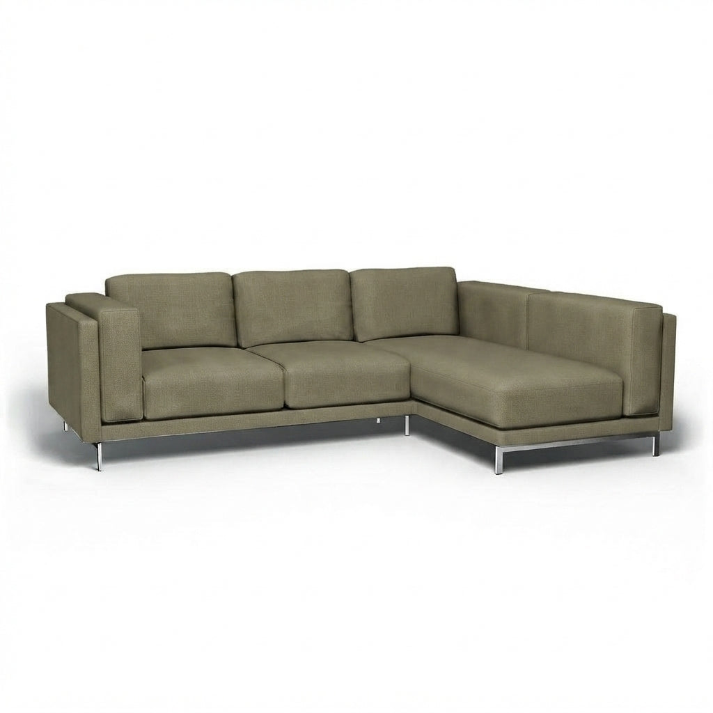 Nockeby 3-zits met chaise rechts Classic 9 — Norsemaison [nm-render]