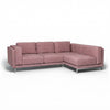 Nockeby 3-zits met chaise rechts Corduroy 6 — Norsemaison [nm-render]