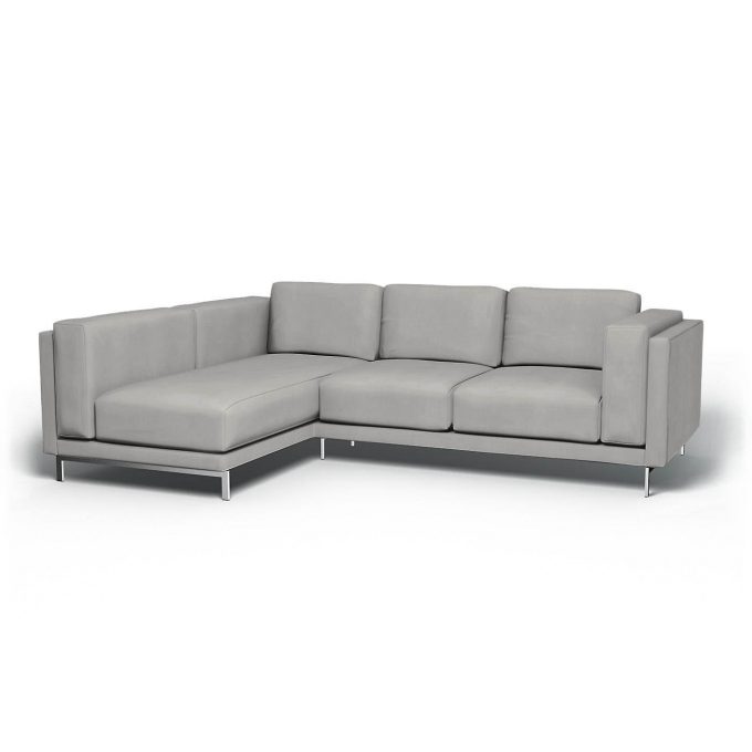 Nockeby 3-zits hoes met chaise longue links