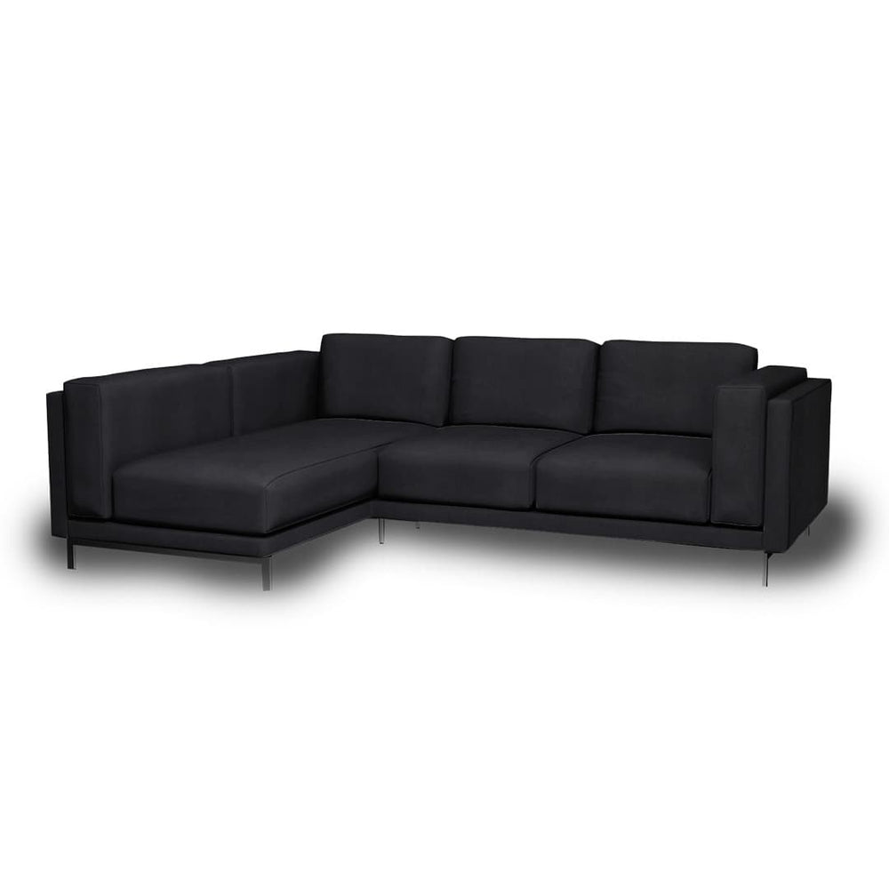 Nockeby 3-zits hoes met chaise longue links