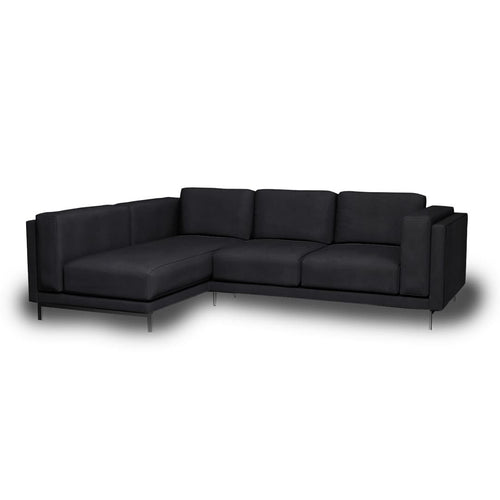 Nockeby 3-zits hoes met chaise longue links