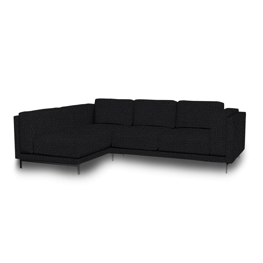 Nockeby 3-zits hoes met chaise longue links
